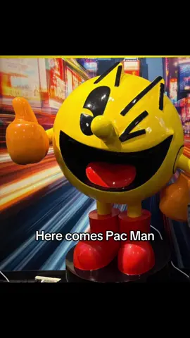 He is so cute! >w< #pacman #pacman45thanniversary #macys #herecomespacman #fyp