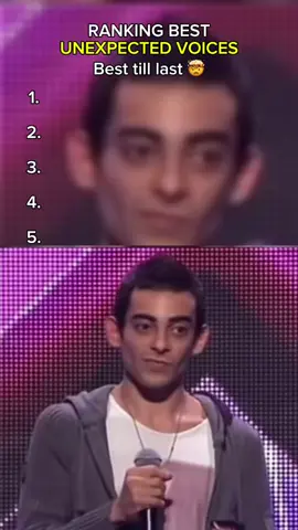 Ranking UNEXPECTED SINGING voices! 🤩 Which one did you like the most ?Tell us in the comments  #ranking #unexpected #voice #singing #song 