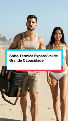 Bolsa Térmica Expansível de Grande Capacidade Para Piquinique. Com frete grátis. Grande, resistente e com várias cores. Clique e garanta a sua.  #BolsaTérmica #achadinhos #tiktokshopblackfridaybr #tiktokshopblackfridaybr 