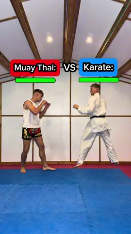 Muay Thai fights karate…
