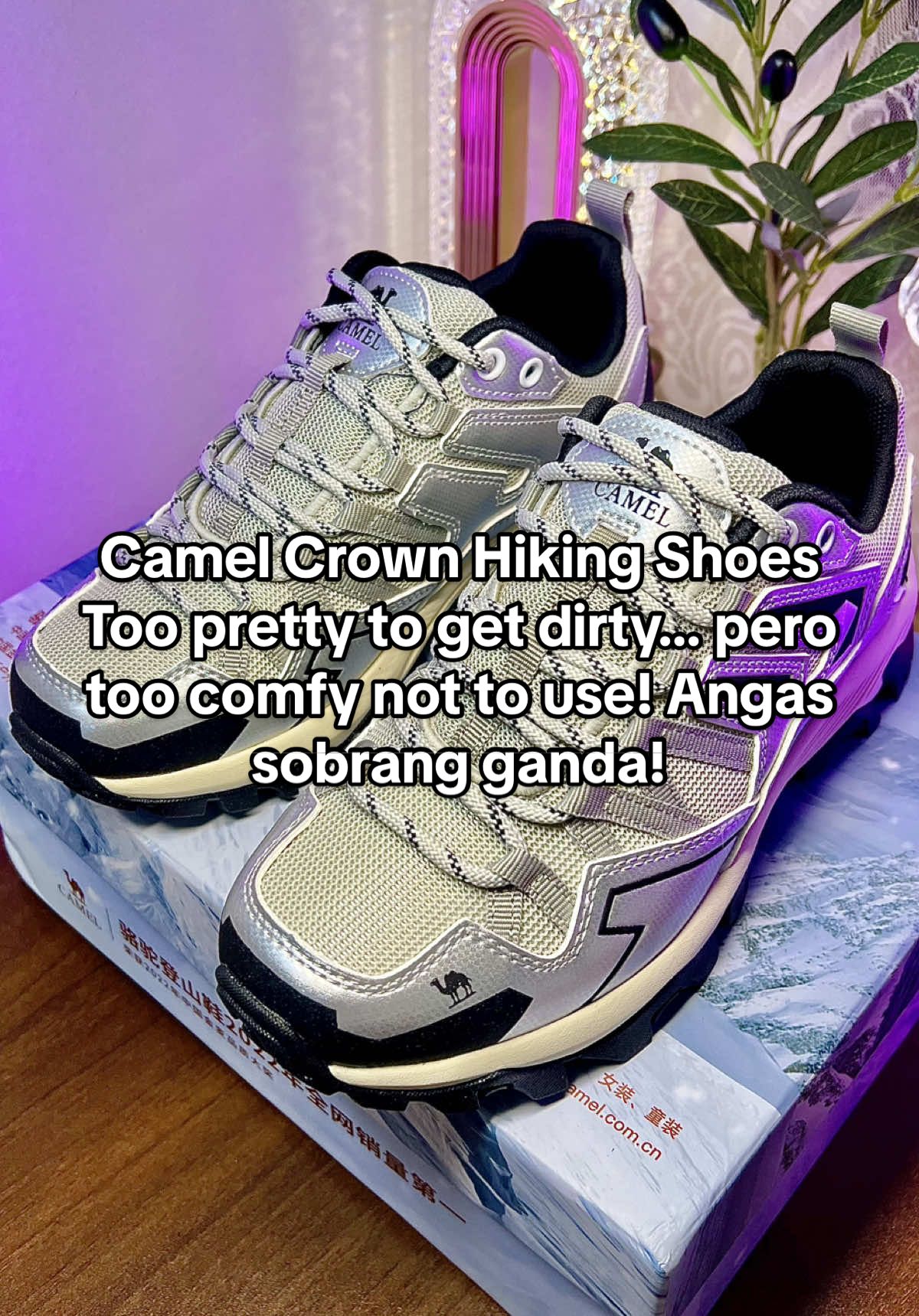 Camel Crown Hiking Shoes - Too pretty to get dirty… pero too comfy not to use! Angas sobrang ganda! #hikingshoes #camelcrown #Hiking #shoesforhiking #camelcrownshoes @CAMEL CROWN Outdoor PH 