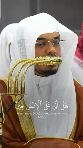 فواتح سورة الإنسان بترتيل خاشع 🤍😔 .   #ياسر_الدوسري #سورة_الإنسان #تلاوة_خاشعة #islam 