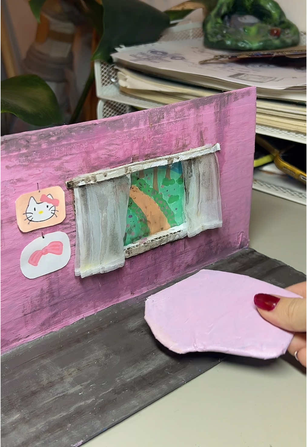 I like this concept. I really make a more detailed version🙈 should I? #backrooms#hellokitty#kawaii#cutecore#horror#art#thebackrooms#nostalgia#liminalspaces#weirdcore#cute#fyp#viral