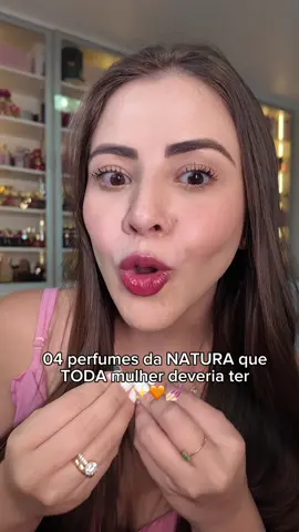 04 perfumes da Natura que toda mulher deveria ter! O link para participar do grupo ta na bio!  #perfume #cheirosa #dicasdeperfume 