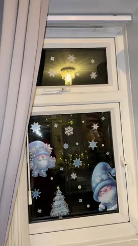 How nice are these they look lovely inside and out out! #windowstickers #christmas #dealdrops #blackfriday #decor 