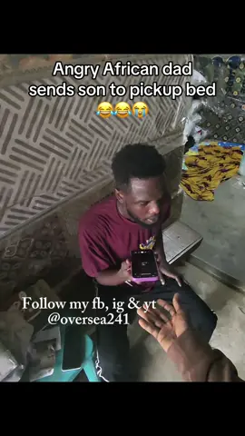 Angry African dad sends son to pickup bed @OLU sorry for the prank 😂 #fyp #publicinterview #prank #goviral #nigeriantiktok #