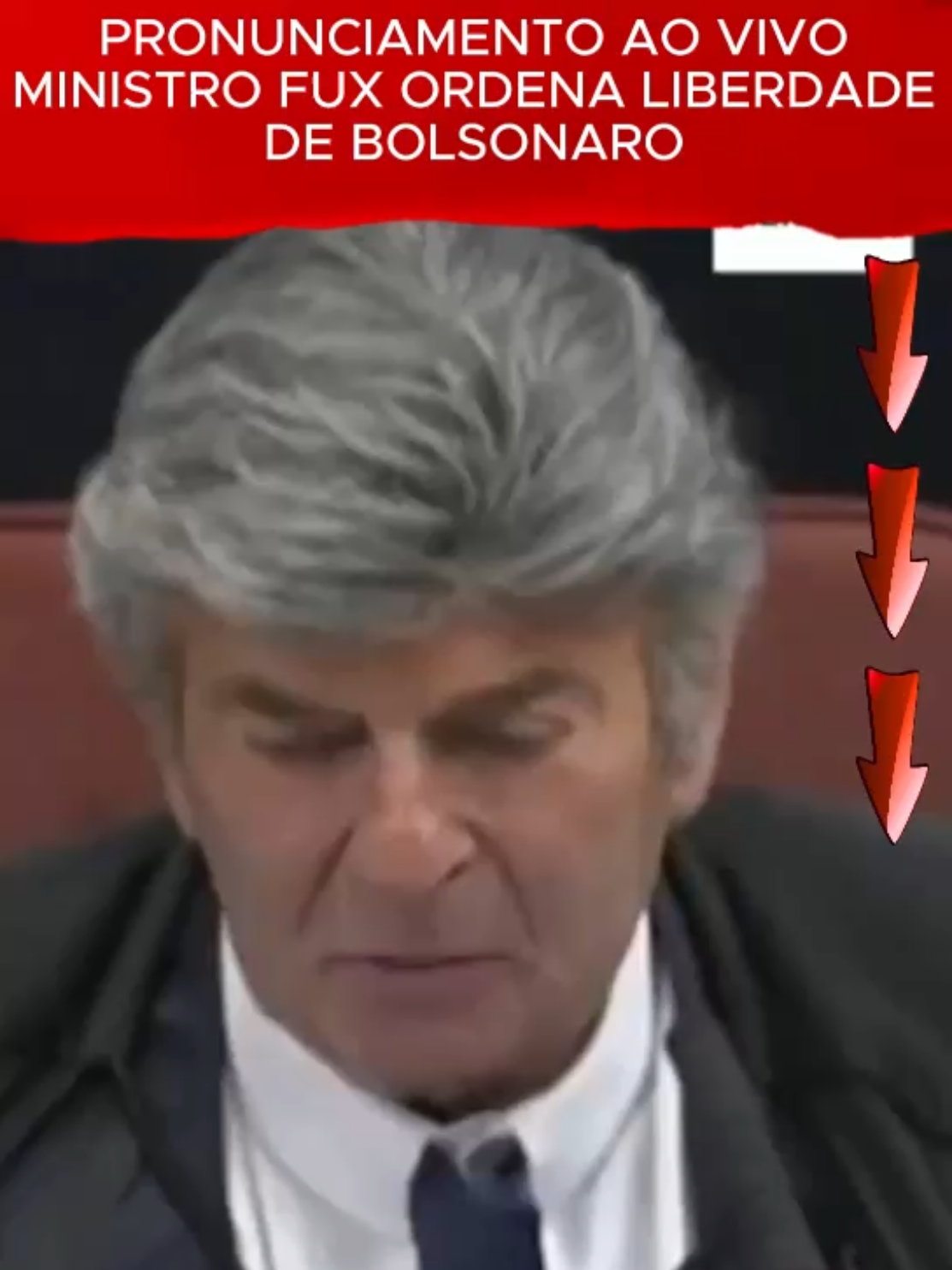 BOLSONARO SERÁ SOLTO HOJE MINISTRO FUX #brasil #politica #BOLSONARO #fux 