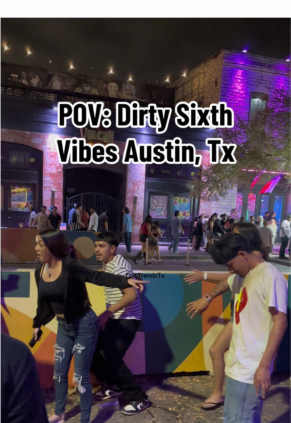 POV: Dirty Sixth Vibes Austin, Tx  #austin #utaustin #6thstreet #nightlife #drama 