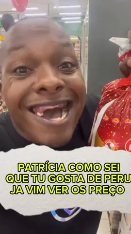 PATRÍCIA ESSE NATAL COMO TU NAO GOSTA DE PERU PEQUENO,VAI COMER PERU MEDIO TABOM? OU QUER UM MAIOR ? KKKL#meme #natal #humor 