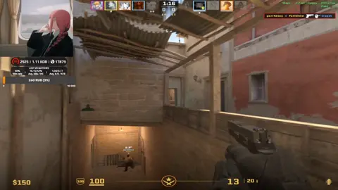 twitch : fallkibtw #cs2clips #3000elo #pro #faceit 