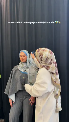 Unsere printed hijabs sind jetzt online ✨🧚 #fy #fyp #modestfashion #hijabtutorial 