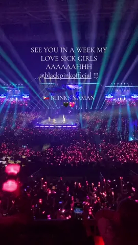 SEE YOU MY FAVORITE GIRLS IN THE WORLD @blackpinkofficial 😭 