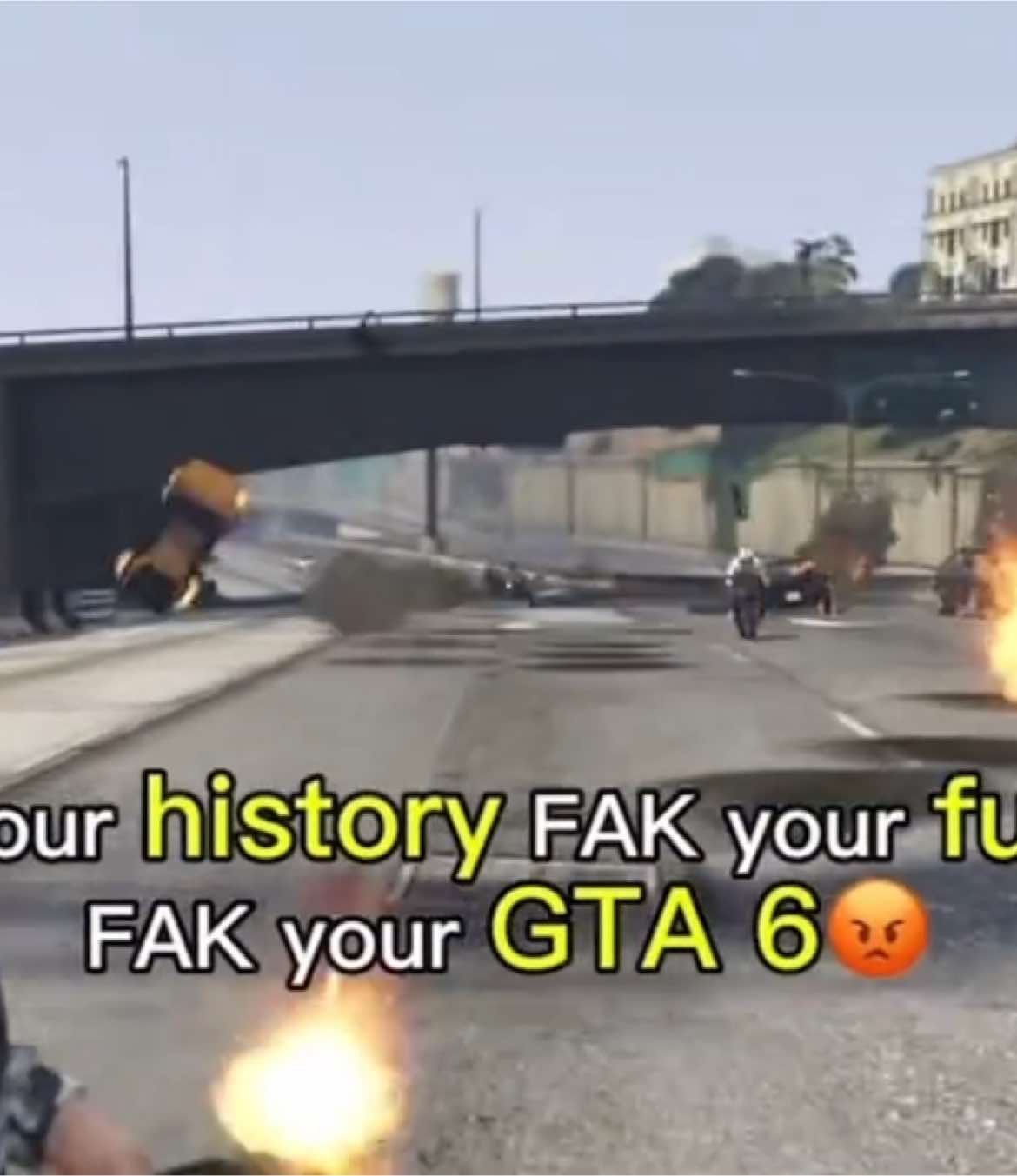 FAK YOU ROCKSTAR GAMES #gta5 #gta6 #ps5 #funny #tiktok #fyp 