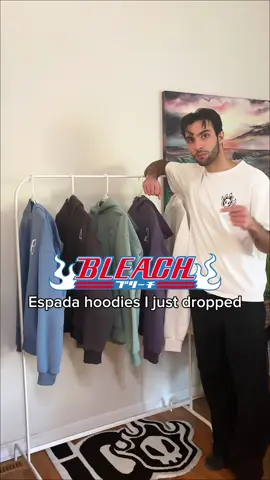 Which espada is your favorite? 👀 #animeclothing #bleachanime #espada #grimmjowjaegerjaquez #ulquiorracifer 