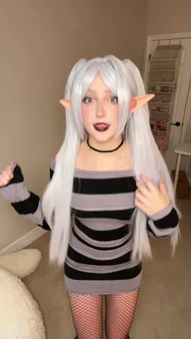 i kinda like this angle lol #frieren #gothfrieren #cosplay #fyp 