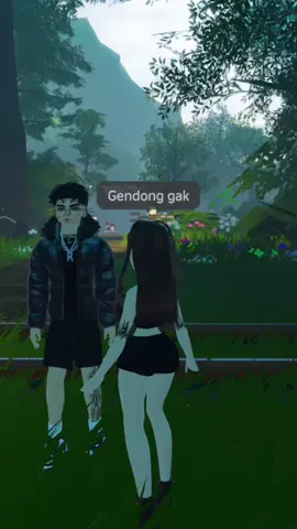 Sayang gendong ☺️ @ROMO  #trendroblox  #robloxfyp  #robloxtiktok  #robloxcouple 