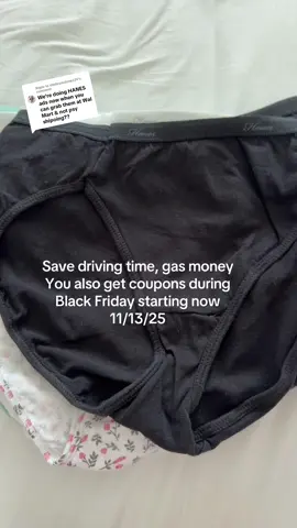 Replying to @shelleymalone239 save gas and shop from home #hanes  #tiktokshopblackfriday #tiktokshopcybermonday #tiktokshopsparkcreator #tiktokshopcreatorpicks 