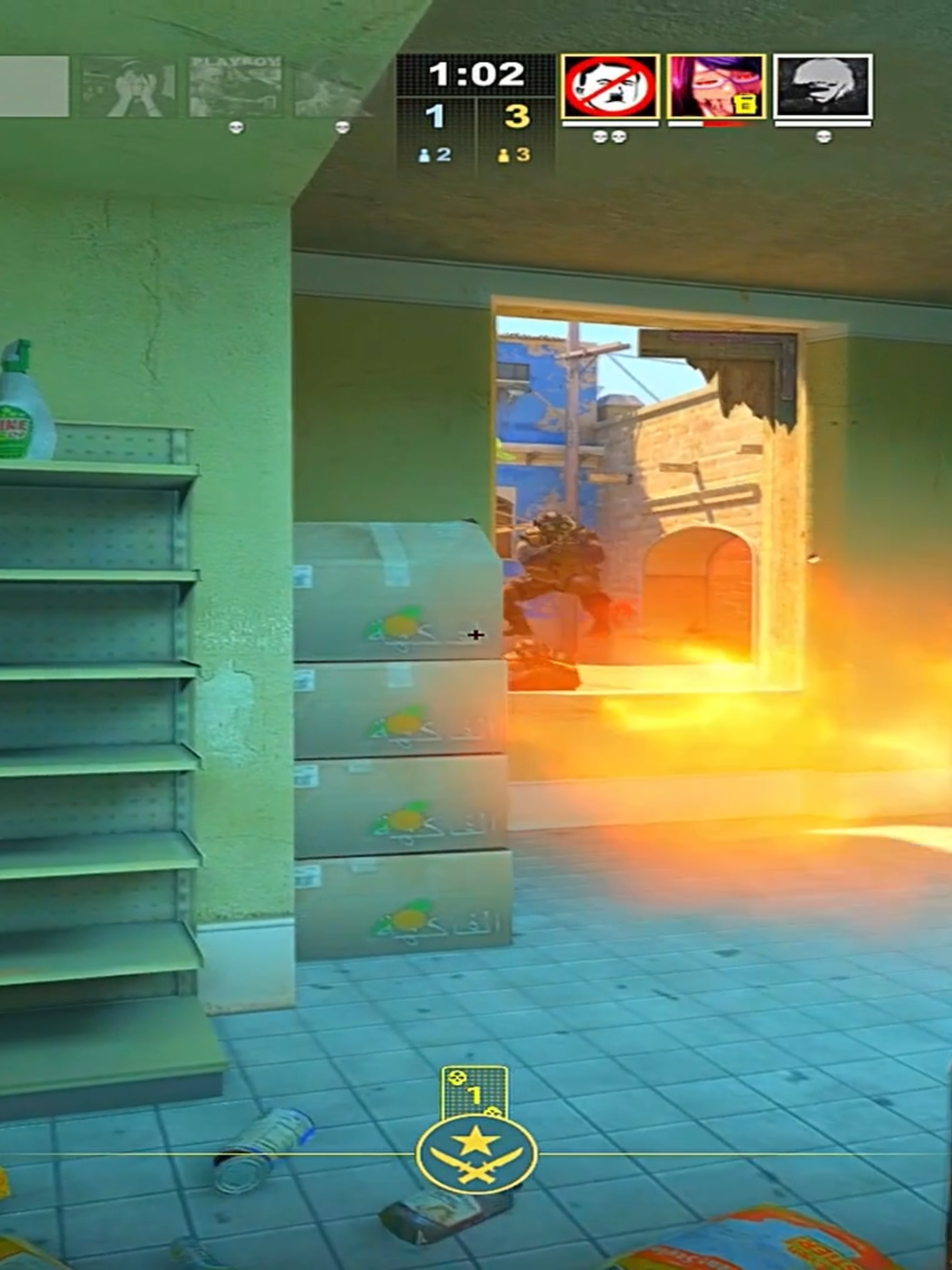 AIM TRIAD CS2 #cs2 #csgo #counterstrike #counterstrike2 #cs