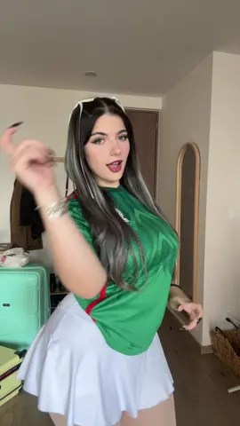 Con mi playerita de México 🥰