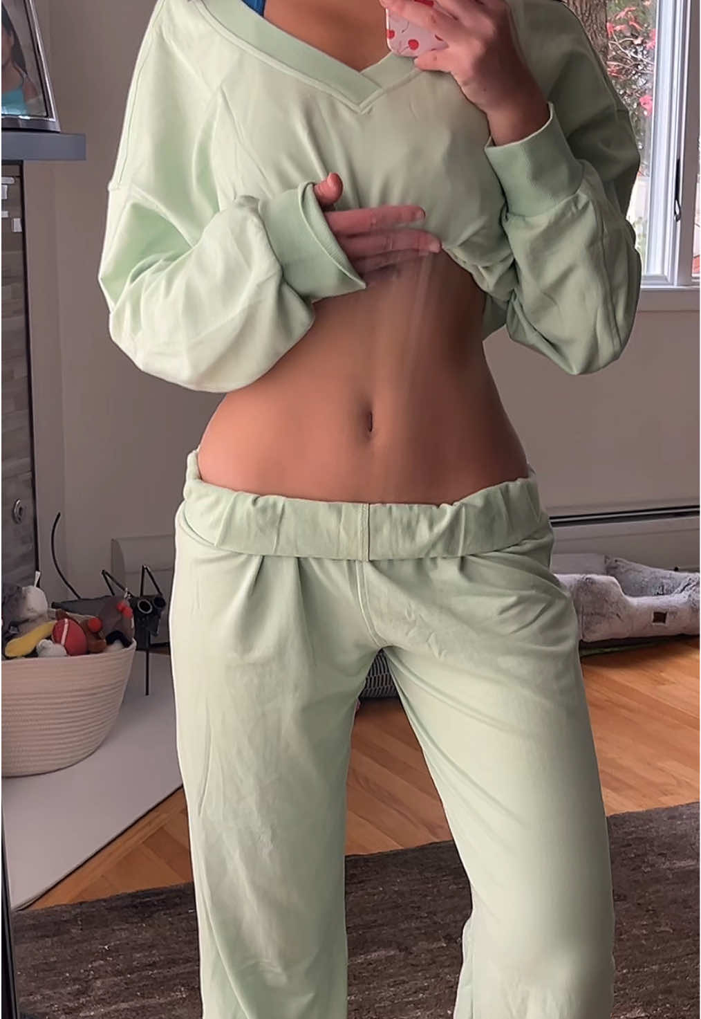 Idk y I called this a sweater set #loungewear #sweatset #casualstyle #simplefits #twopieceset 