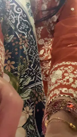 Dholki look 🧡🤍💙 #pourtoi #fyp #fashion #desi 