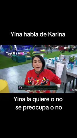 Yina habla de Karina en la mansión de Luinny #yina #karinagarciaoficiall #chisme #video #mansiondeluinny 