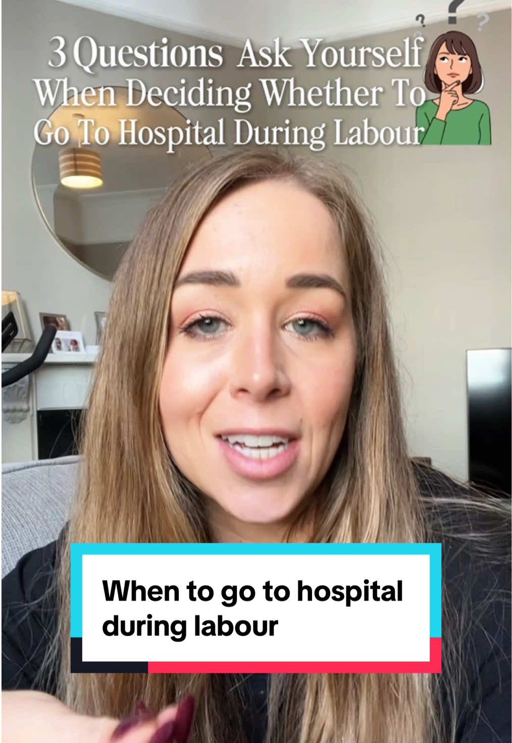 Knowing when to head to hospital isn’t just about the 5-1-1 rule (contractions every 5 minutes, lasting 1 minute and sustained for 1 hour). Your body gives you other cues - you just need to know what to look out for! Most women feel more confident once they tune into their rhythm, their focus and their need for support. These are the cues that often reveal when labour is shifting from early labour to active labour. ⚠️ Of course, there are medical reasons you may be advised to head in earlier - like reduced movements, your waters breaking, you want early access to pain relief or you have any concerns about your or your baby’s wellbeing. What I’ve shared here applies generally, but always follow professional advice in light of your own personal circumstances. Bex x ✨ Want to know how to prepare for labour at 20, 24, 28, 32 and 36 weeks of pregnancy? Download my guide: How to Prepare for Labour and When to Start.