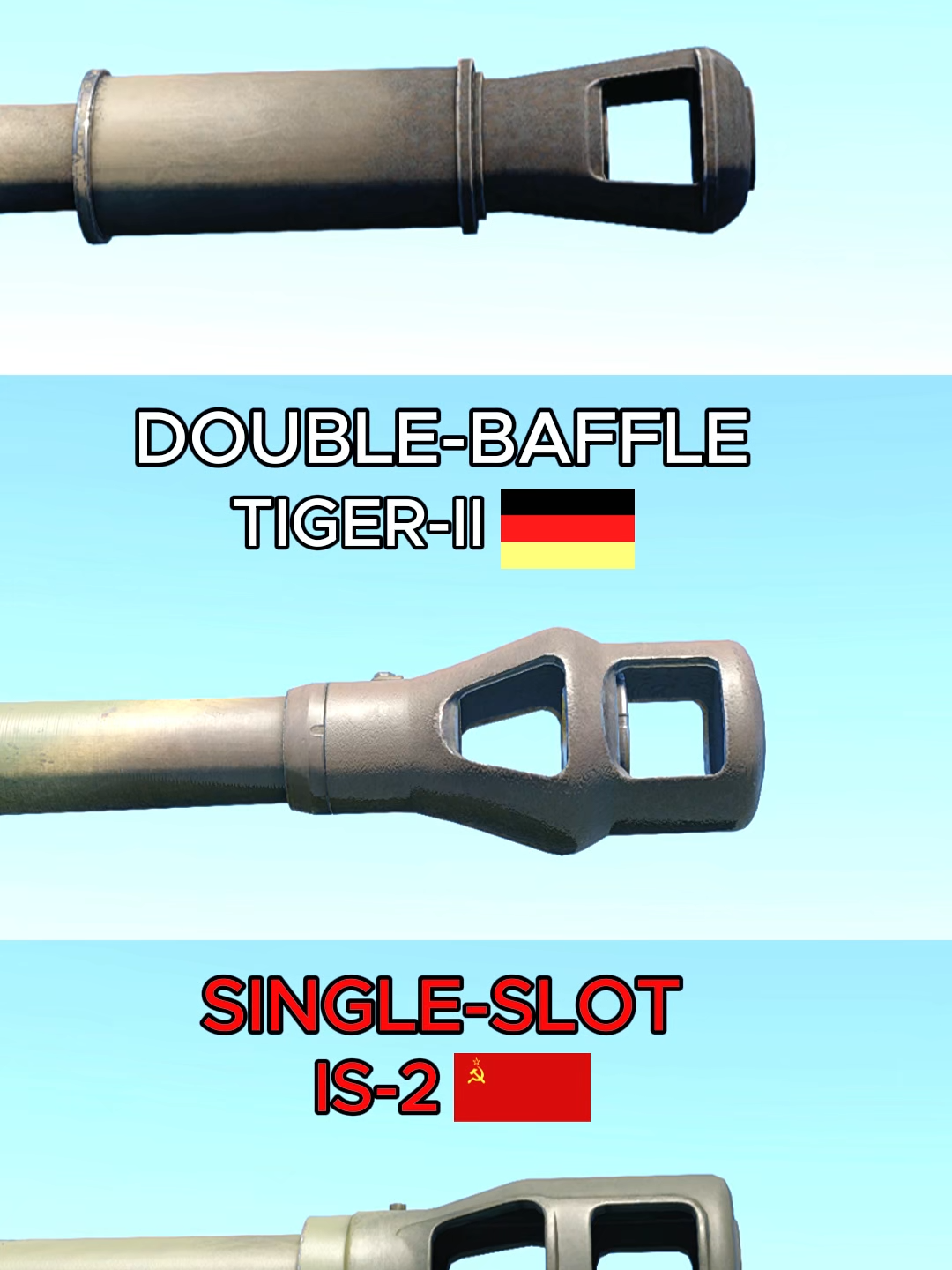 Types of Muzzle Brakes in War Thunder