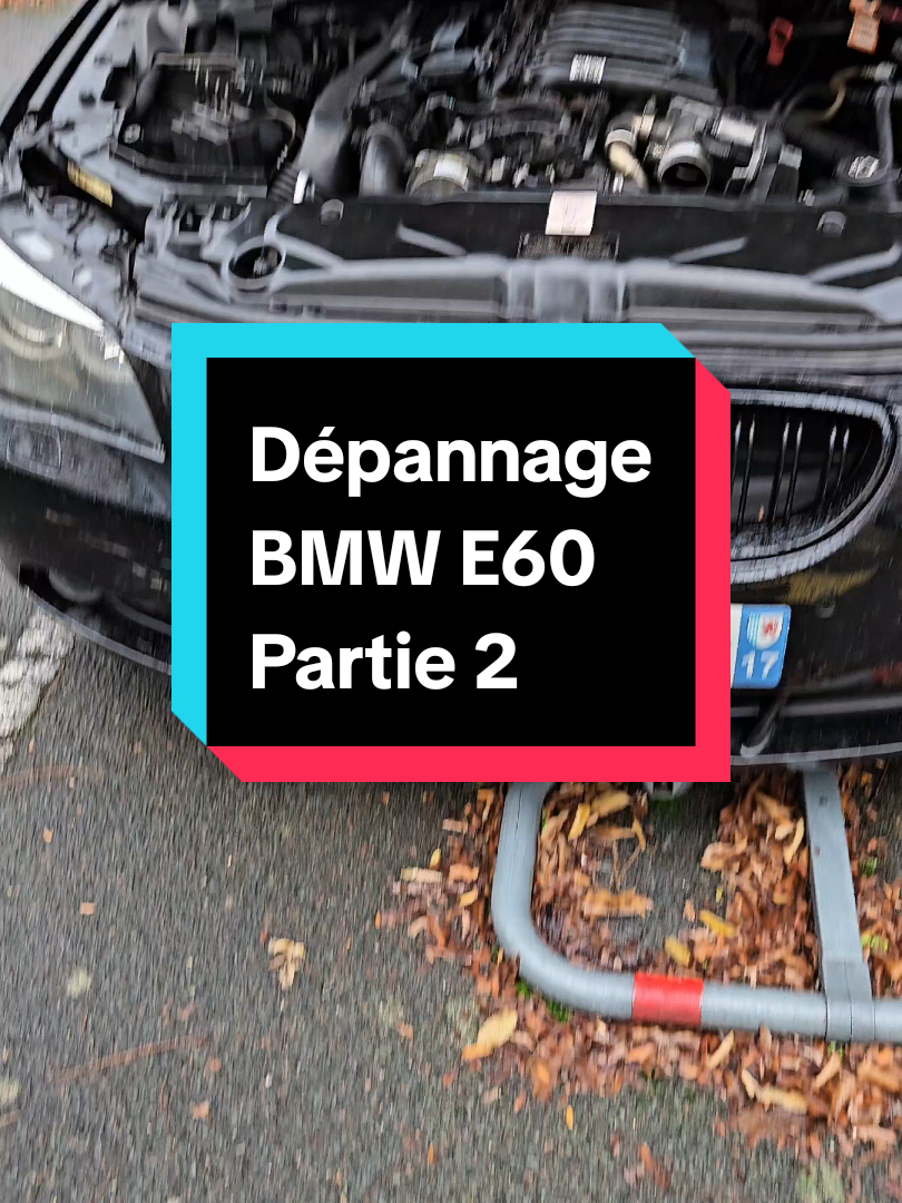 Je fini de remonter la poulie dumper sur la BMW Série 5 #pourtoi #bmwe60 #serie5 #panne #repair 