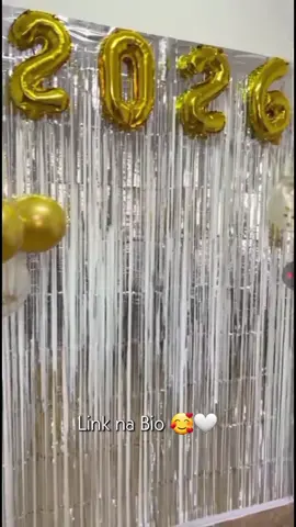 Kit Balão Metalizado Feliz Ano Novo Reveillon 2026 - Achei na shoppe por muito barato!  Linka na Bio! 💜  #balao #baloes #anonovo #2026 #viraltiktok 