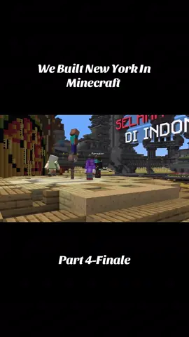 We Built New York In Minecraft #mrbeastgaming #minecraftbuilding 