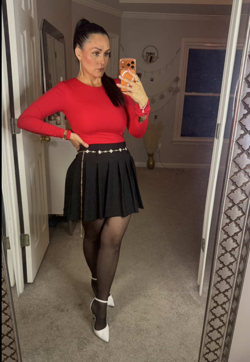 Last night outfit ❤️❤️ #OOTD #datenight #outfit 