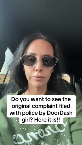 Here is the original complaint and investigation done by the police of the encounter between Austin and DoorDash girl. #doordash #truecrime #ForYouPage #doordashdriver #Attorneylife @CountryEsq (Daniel) 