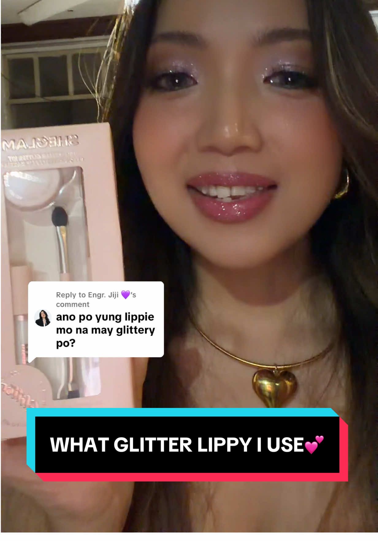 Replying to @Engr. Jiji 💜  SHEGLAM GLITTER LIP LIT💕✨ #viral #trending #foryou #foryoupage #tiktok 