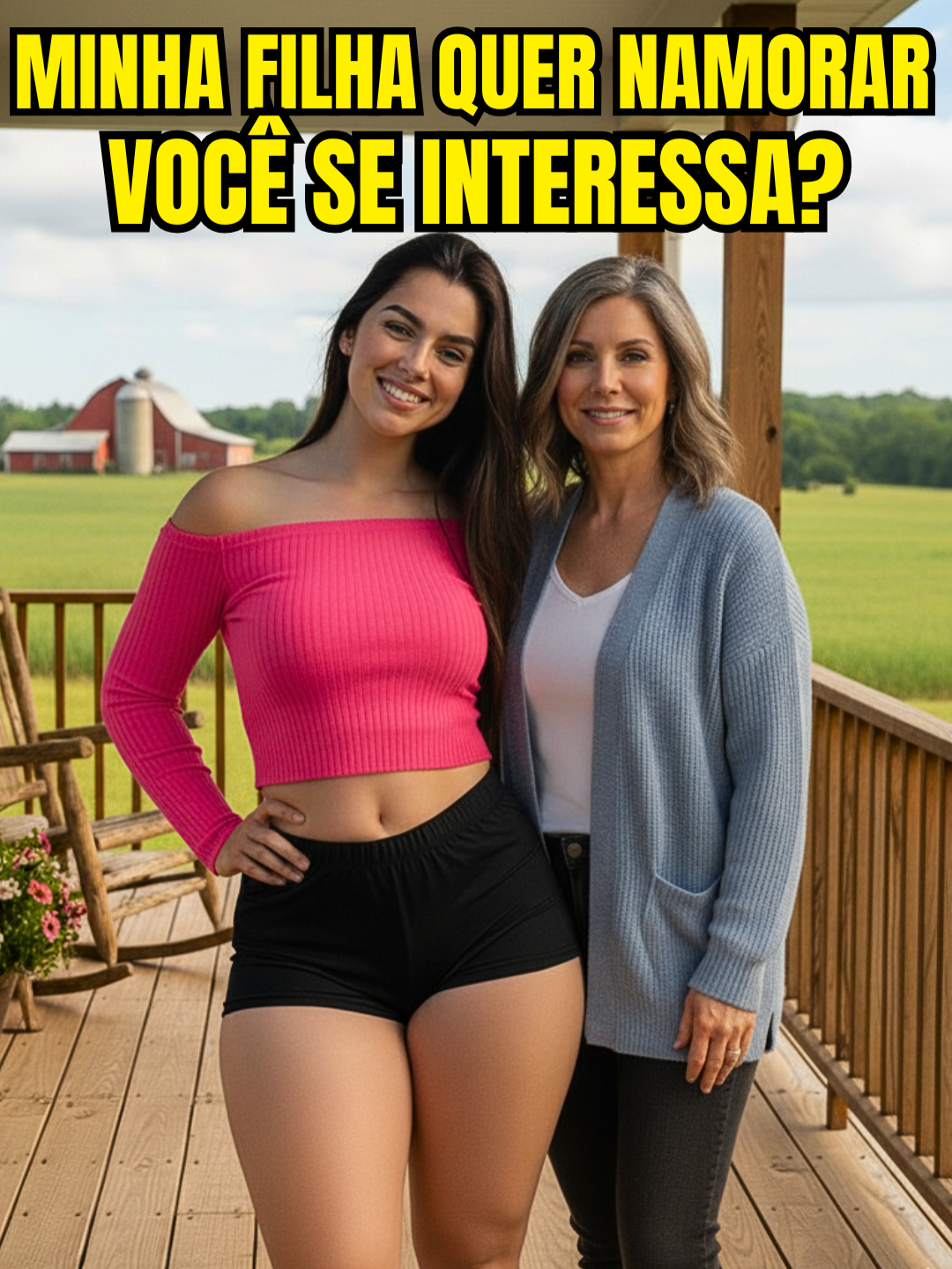 MINHA FILHA QUER NAMORAR.  #AmorSemIdade #HomemDeVerdade #MulherQueSabeOQueQuer #RelacionamentoSério #FalaDoCoração