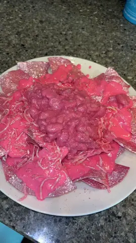 💖🌸 GLACHOS FOR GLUNCH 2DAYYYY 🌷💞 #pinkglitterfood #fyp #fypシ゚viral #fypシ #nachos 