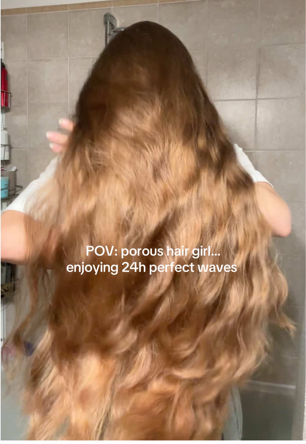 porous hair = perfect waves  #waveshair #hairtok #longhair #hairtips #capelli 