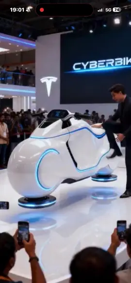 A Próxima Geração Tesla Levitando “CYBERBIKE” Que Atinge 500 MPH. O futuro do transporte chegou!