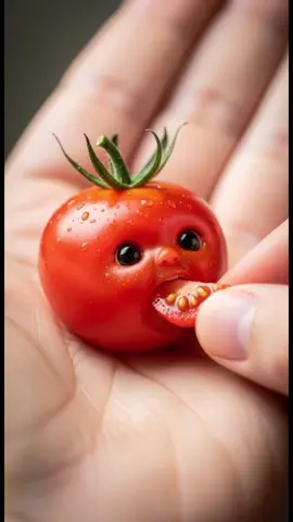 So tasty 😊 #asmr #viral #mukbang #咀嚼音 #tomato 