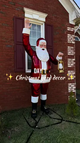 First outdoor piece is up… Christmas season activated 🎄✨ #christmasdecor #holidayvibes #outdoordecor#christmas #christiantiktok 