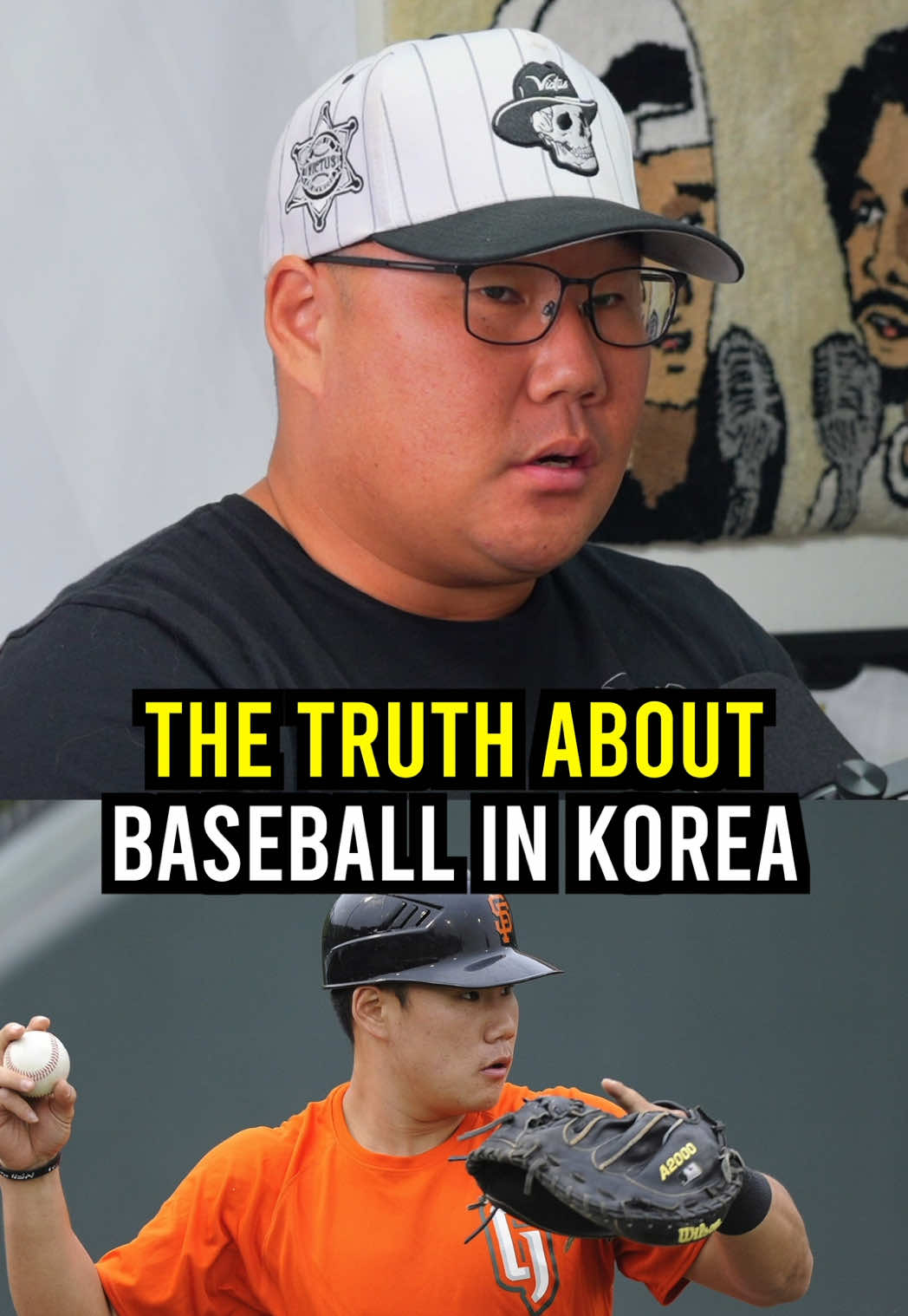 The truth about Baseball in Korea 👀 #baseball #korea #ericsim #kingofjuco #MLB 