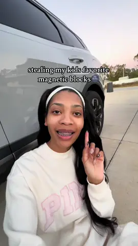 I knew it would be him first LOL  #magneticblocks #buildingblocks #toddlertoys #christmasgiftsforkids #tiktokshopblackfriday 