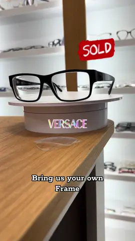 #versace  BRING US YOUR OWN FRAME 🤓😎 1 Hour wait on most single vision prescriptions  Send us a message for more questions  #2ndanniversary  #thankyouforthesupport♥️ #shippingavailable📦📪  #eye 