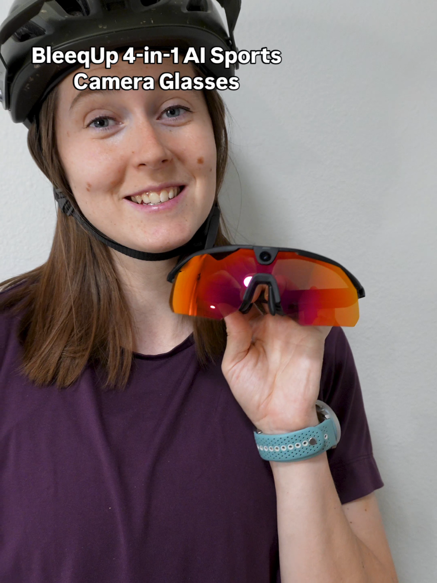 Skipped the action camera and filmed my ride with @Bleequp_official  glasses. What do you think? Not only do these glasses film, but they also are open ear headphones, and you can also track your rides!  FIFEANDFLOW30 — Enjoy $30 OFF with code! #bleequp #bleequpranger #4in1sportscameraglasses 