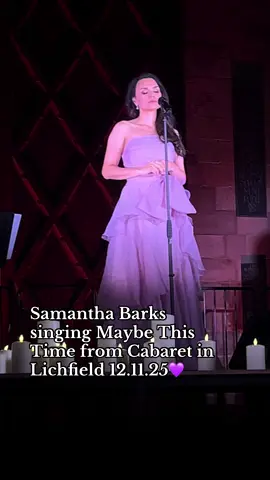 I cannot explain to yohh u how special this night was @Samantha Barks #samanthabarks #cabaret #foryou #musicals #musicaltheatre 