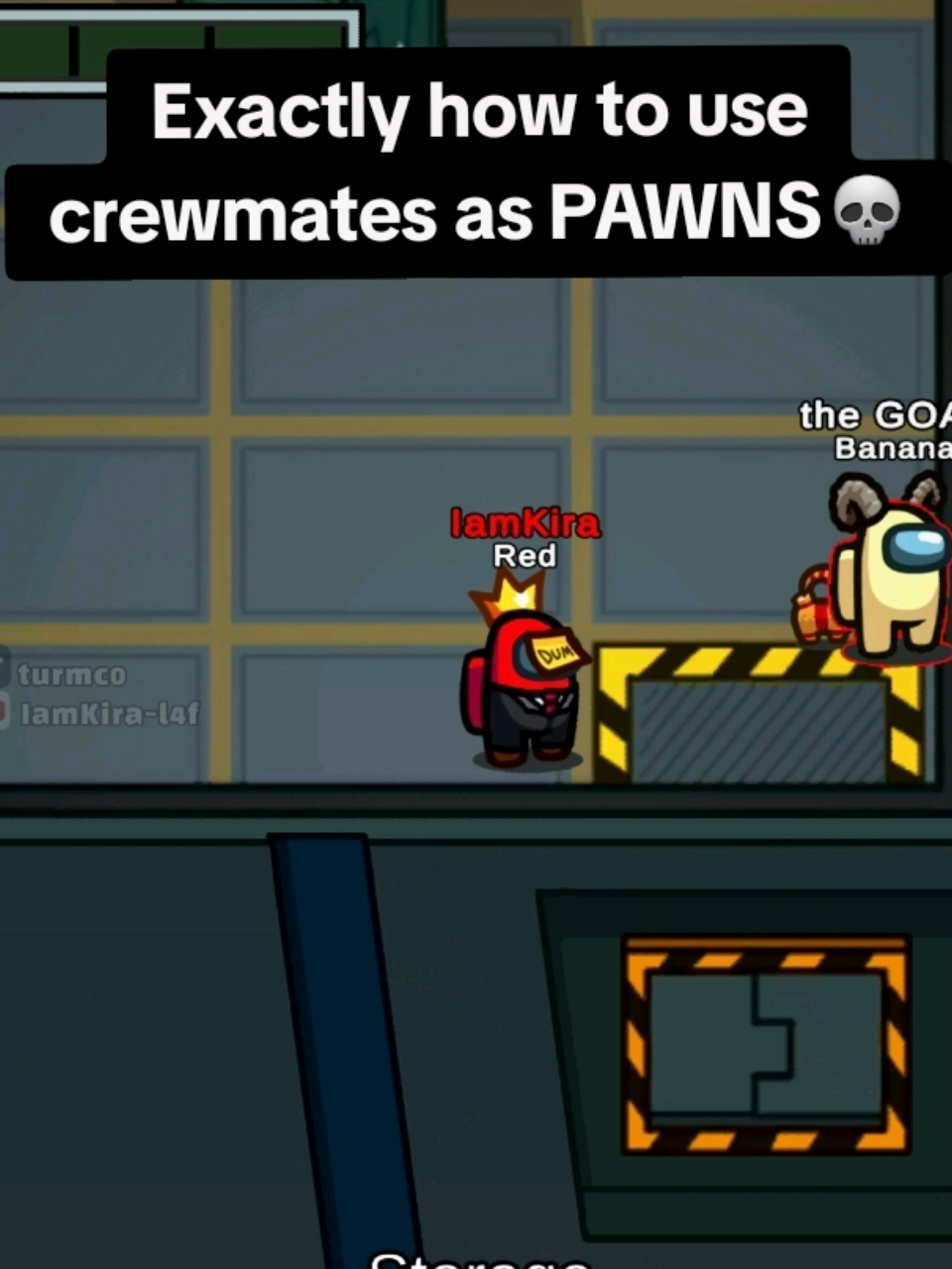 Exactly how to use crewmates as PAWNS in among us💀(Light Y.)#fyp #AmongUs #deathnote #lightyagami #creatorsearchinsights 