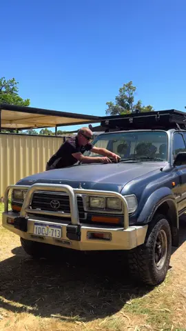Appreciate the solid service from West Coast Windscreens. #theog80 #landcruiser80 #80series #landcruiserlife #windscreenreplacement 