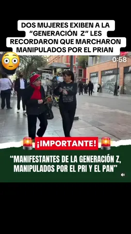 Dos mujeres exiben al PRIAN las manipuló para marchar #claudiasheimbaum #manifestacion #zocalo #cdmx #prian 