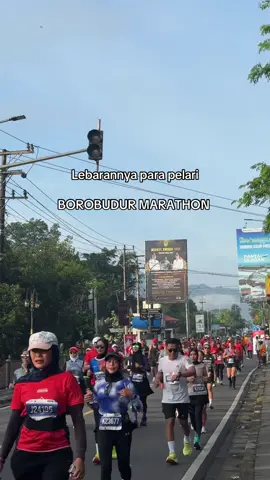 Magelang full pelari ☝🏽 #pelari #borobudurmarathon #bormar2025