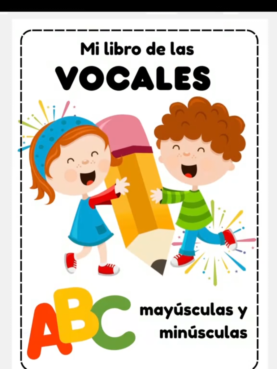 😊 ¿Quieres este hermoso libro de las vocales? 📚 ¡Aprende a leer y escribir con confianza! 🤩 Nuestro libro de las vocales es la herramienta perfecta para ayudar a tu hijo a desarrollar sus habilidades de lectura y escritura. - Aprende las vocales de manera divertida y fácil 🎉 - Desarrolla habilidades de lectura y escritura 📝 - Mejora la pronunciación y el vocabulario 🗣️ - Prepara a tu hijo para el éxito escolar 📚 ¡Este libro es ideal para niños de 3-6 años! 🤩 ⭐⭐⭐⭐⭐ #lectoescritura  #aprenderaleer  #actividadesinfantiles  #niños   #fypシ゚